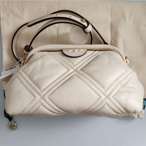 Tory Burch Fleming Soft Small Frame Crossbody Bag/Clutch - Picture 2 of 10